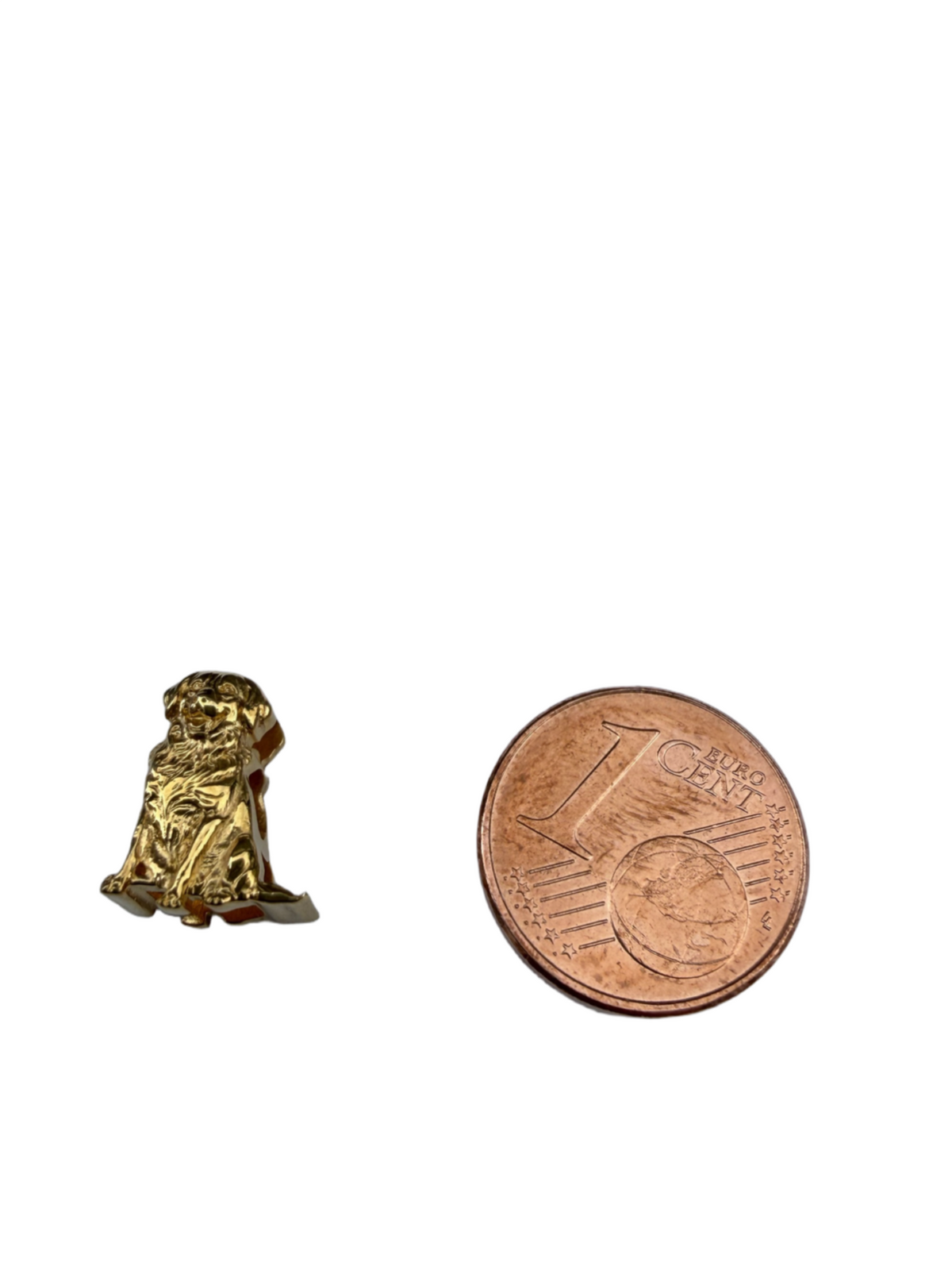 18K Goldplated Dog