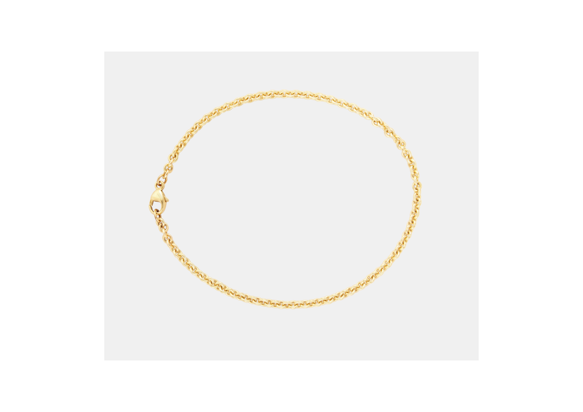 Gold plated bracelet large