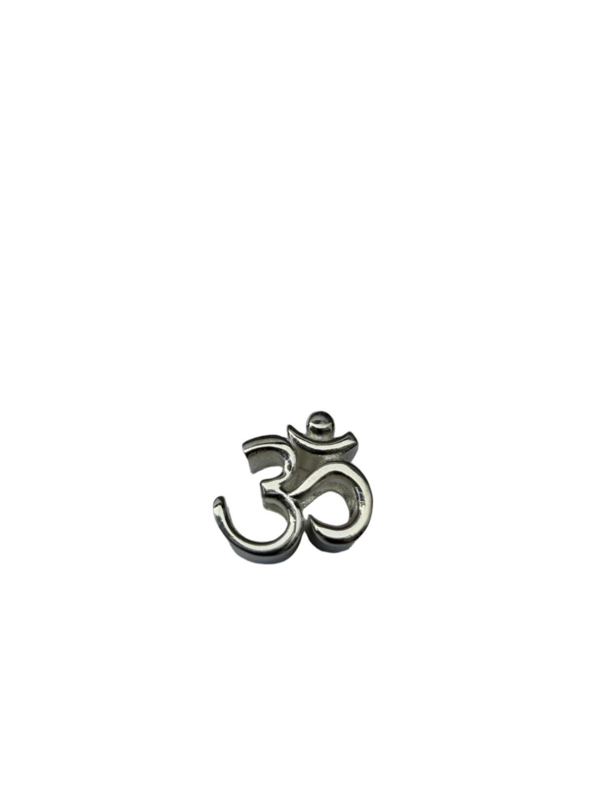 Sterling Silver Om Icon