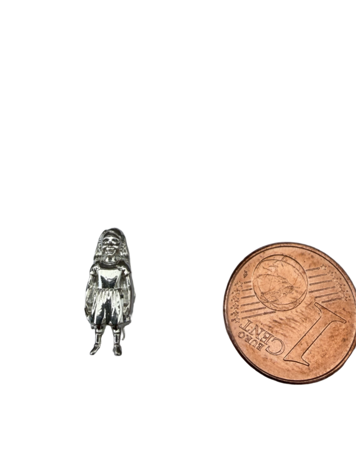 Sterling Silver Girl Icon