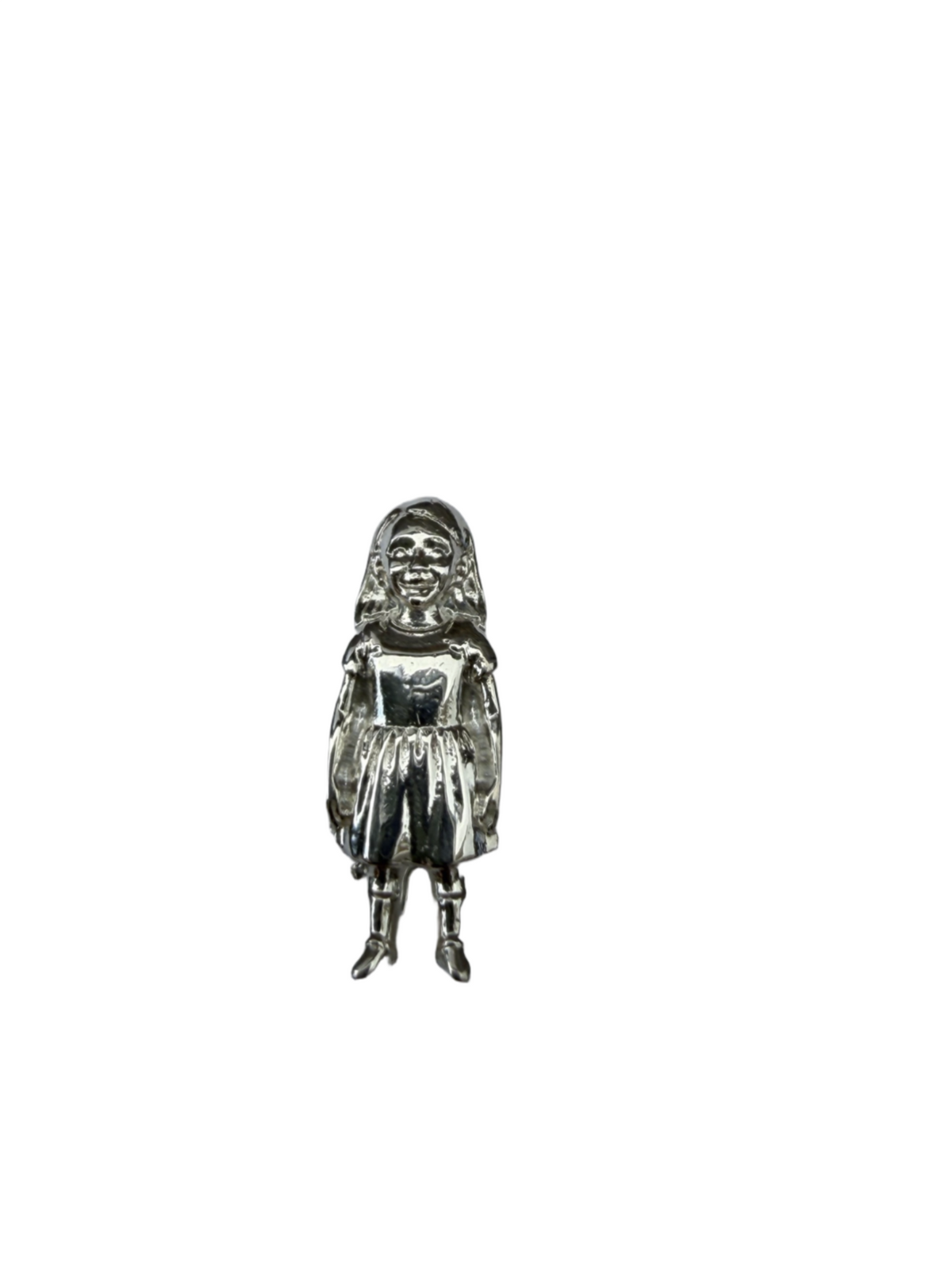 Sterling Silver Girl Icon