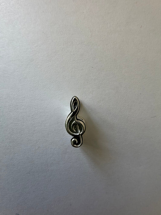 Sterling Silver Music Note