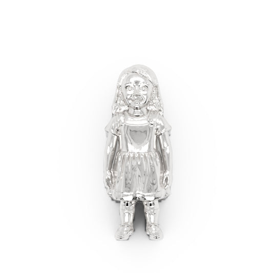 Sterling Silver Girl Icon