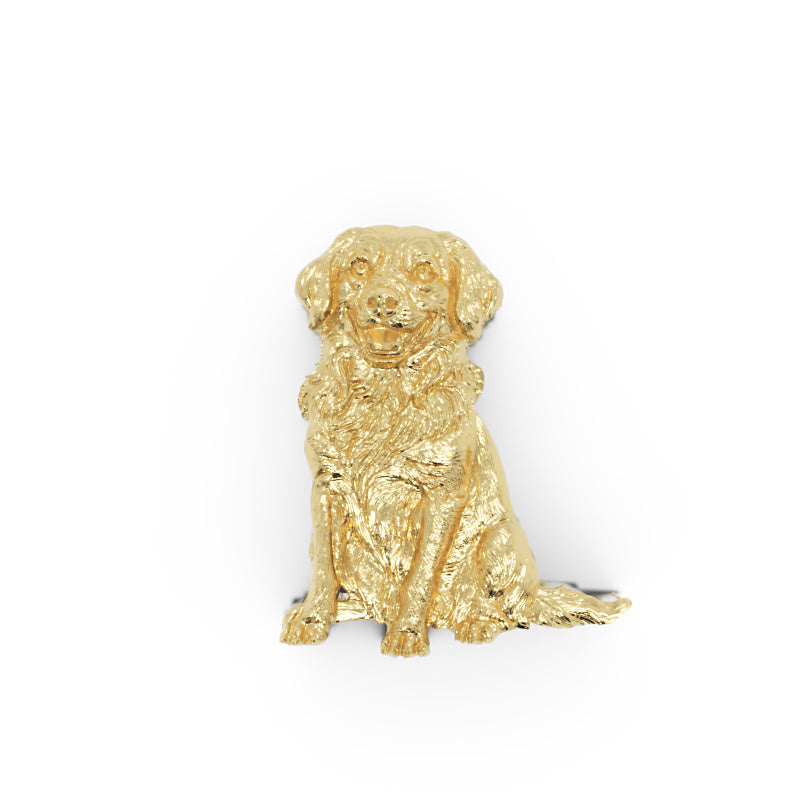 18K Goldplated Dog